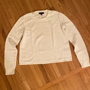 Rag & Bone Women’s Size Small White Mesh Sweater Excellent